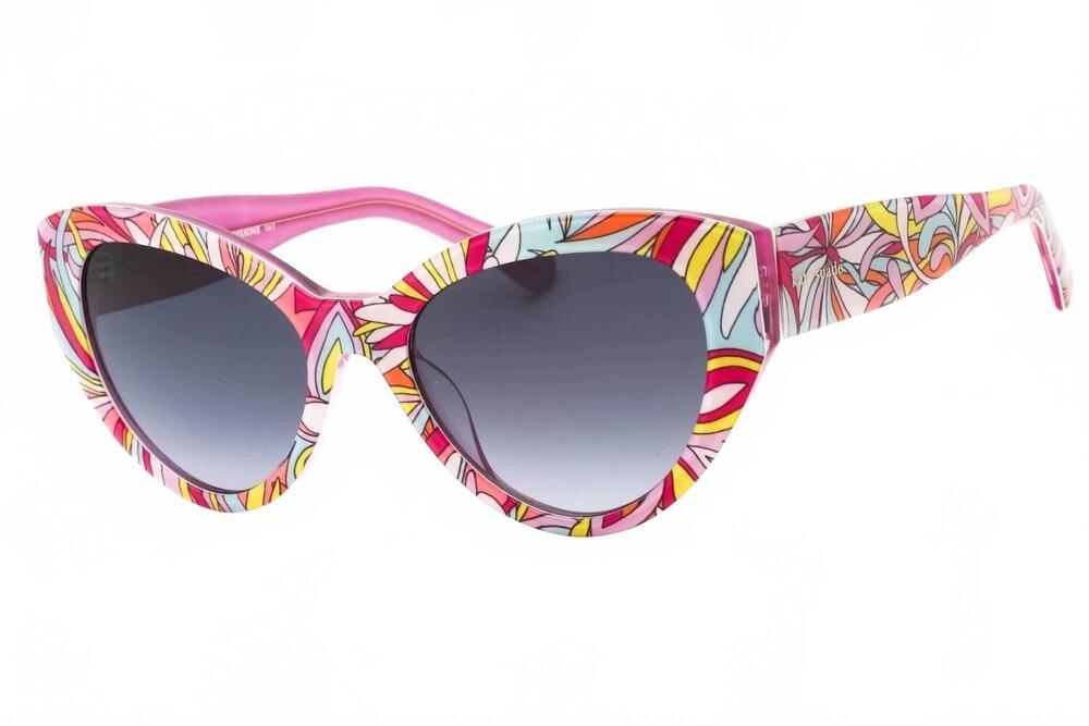 NEW KATE SPADE women's paisleigh cat eye sunglasses in pink/grey